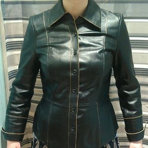 Classiques Entier Genuine Leather Jacket